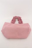 画像2: Maison de FLEUR / マロンクリームフリルハンドトートバッグ  ピンク O-25-08-20-041-LO-BG-OW-ZT501 (2)