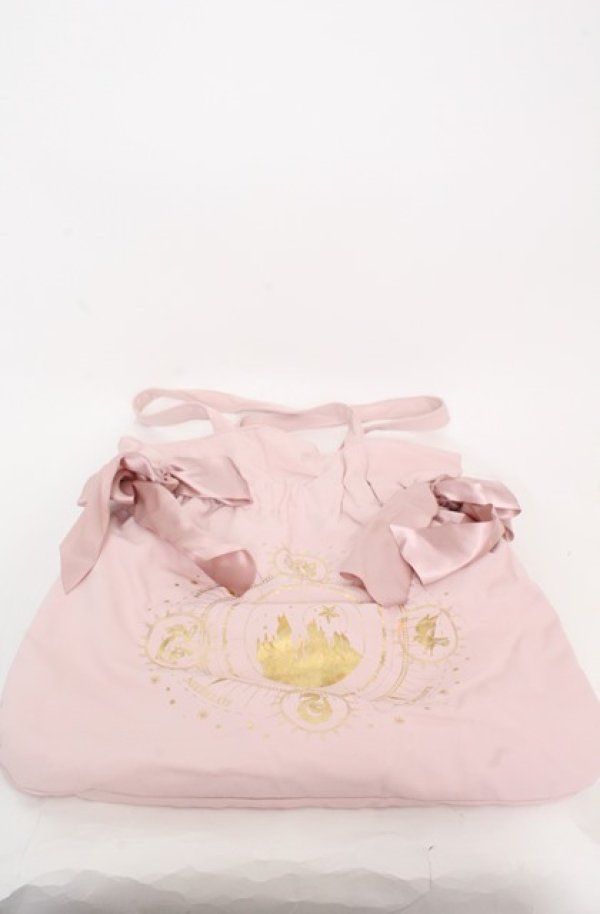 画像1: Maison de FLEUR / Harry Potter / ダブルリボントートバッグ  ピンク O-25-08-20-042-LO-BG-OW-ZT501 (1)