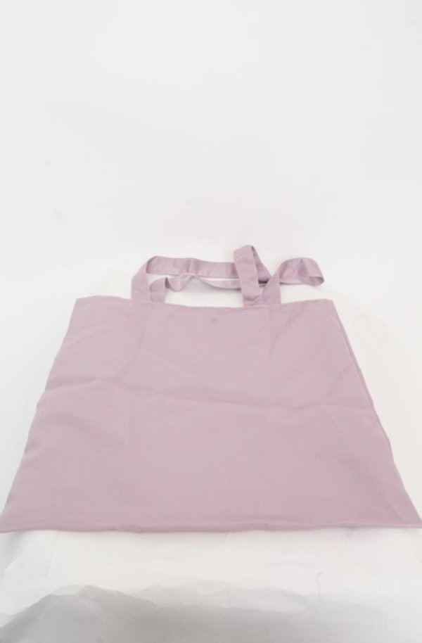 画像2: Maison de FLEUR / ロゴプリントトートバッグ  ラベンダー O-25-08-20-046-LO-BG-OW-ZT501 (2)