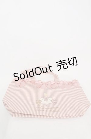 画像: Maison de FLEUR / Marroncreamギンガムチェックバッグ  ピンク O-25-08-20-049-LO-BG-OW-OS