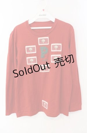 画像: PINK HOUSE / ワッペン使いカットソー M アカ O-25-08-21-046-LO-TO-OW-ZI