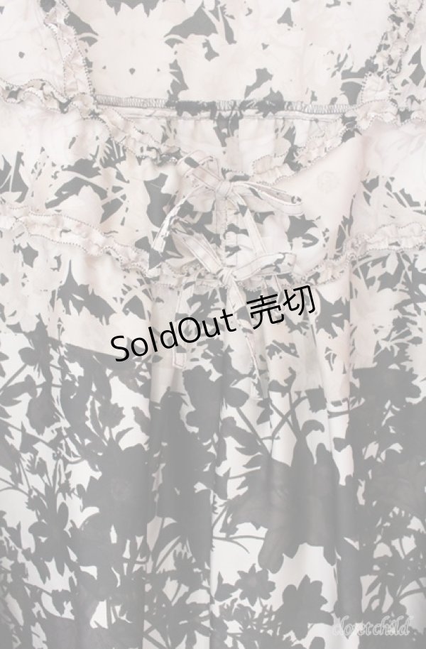 画像2: INGEBORG / リリーptチュニック 11号 クロ×ベージュ O-25-08-21-051-LO-TO-OW-ZI (2)