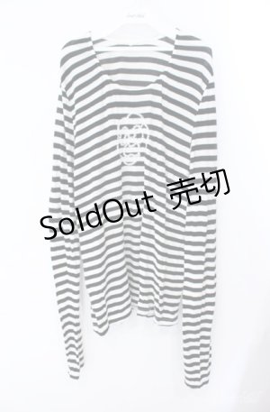 画像: INGEBORG / カメリアptボーダーカットソー 11号 クロ×シロ O-25-08-21-055-LO-TO-OW-ZI