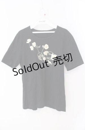 画像: INGEBORG / フラワーptTシャツ  クロ O-25-08-21-061-LO-TO-OW-ZI
