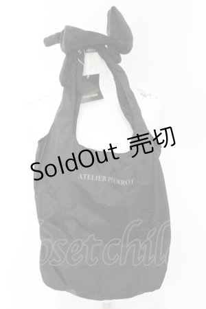 画像: ATELIER PIERROT / Noelle Eco Bag　エコバッグ  ブラック O-25-08-21-1003-EL-BG-OW-ZT-K026