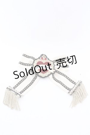 画像: Angelic Pretty / Noble Ribbonクリップブローチ  ベージュ O-25-08-21-1038-AP-AC-IG-ZT394-F004