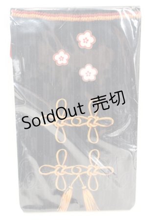 画像: metamorphose / 和風プリントオーバーニー  クロ O-25-08-21-1045-ME-ZA-IG-OS