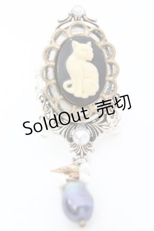 画像: LOLITAその他 / 猫カメオリング  シルバー O-25-08-21-1050-LO-AC-OW-OS