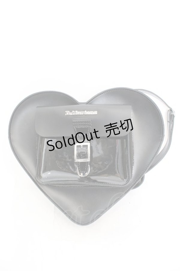 画像1: Dr.Martens （Getta Grip） / レザーハートバックパック  ブラック O-25-08-21-1059-PU-BG-YM-ZT-K026 (1)