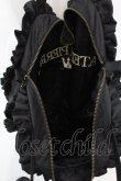 画像4: ATELIER PIERROT / Heart Frill Tote Bag (Shantung Fabric) トートバッグ  ブラック O-25-08-21-1009-EL-BG-IG-OS (4)