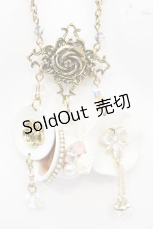 画像: 星箱works / カフェホシバコ　ネックレス　〜サザンカ〜  - O-25-08-21-1014-PU-AC-IG-OS
