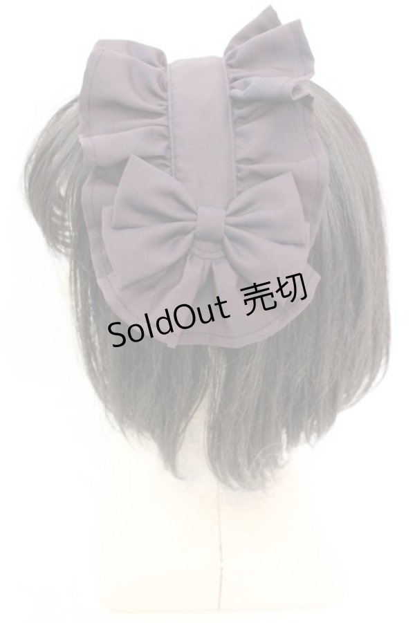 画像2: BISHU / 尾州ロリィタヘッドドレス  紫陽花ライラック O-25-08-21-1024-LO-AC-OW-OS (2)