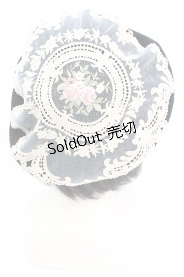 画像2: Morun x Muuna Stoik / ベレー帽 wisley  クロ O-25-08-21-1029-LO-AC-OW-ZT-K011 (2)