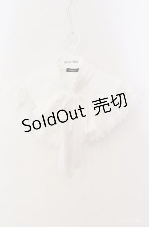 画像: Sheglit / Serena Detachable Collar カラー  ホワイト O-25-08-21-100-EL-ZA-IG-OS