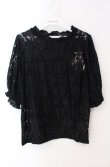 画像1: m petit by misako / TT*AOKシアートップス M クロ O-25-08-21-025-LO-TO-IG-OS (1)