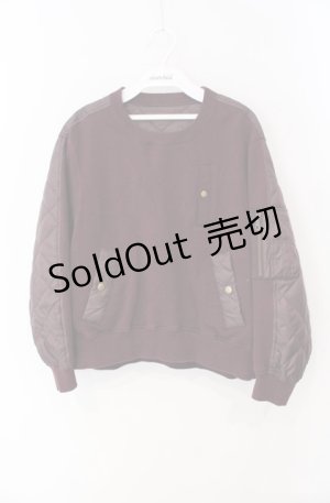 画像: Jane Marple Dans Le Salon / Back matelasse sweatshirt スウェット M ワイン O-25-08-21-029-JM-TO-IG-OS