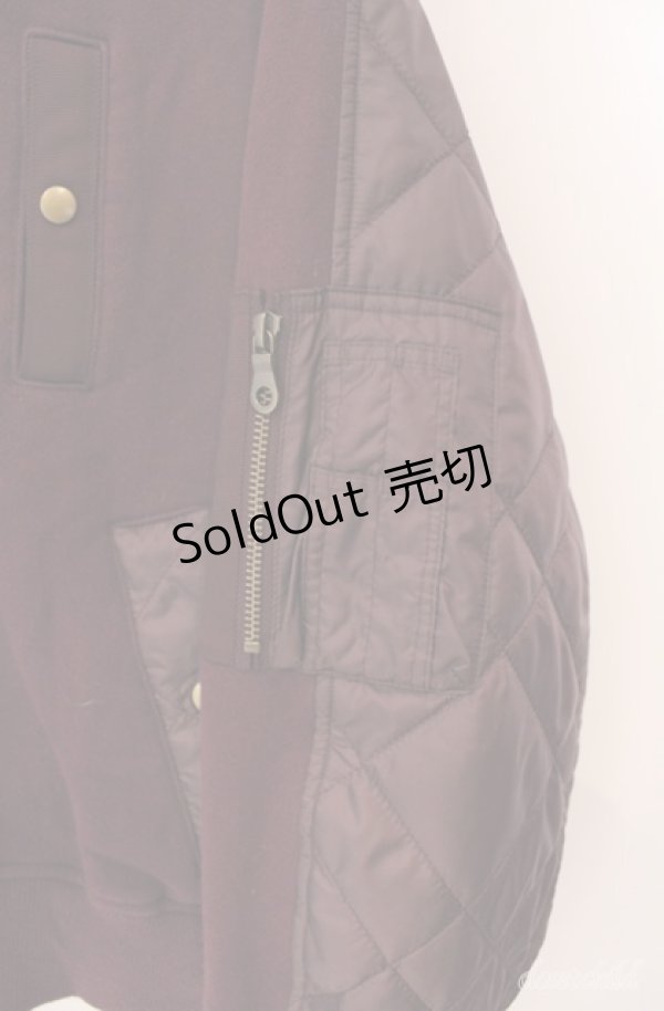 画像2: Jane Marple Dans Le Salon / Back matelasse sweatshirt スウェット M ワイン O-25-08-21-029-JM-TO-IG-OS (2)