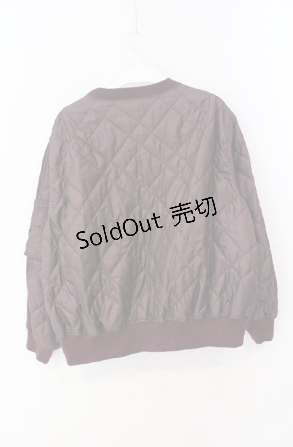 画像3: Jane Marple Dans Le Salon / Back matelasse sweatshirt スウェット M ワイン O-25-08-21-029-JM-TO-IG-OS (3)