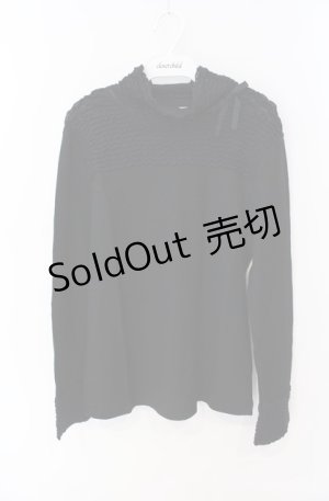 画像: INGEBORG / 波ニットレース使いタートル 11号 クロ O-25-08-21-032-LO-TO-OW-ZI