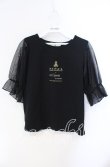 画像1: m petit by misako / MSシアーソデプルオーバー S クロ O-25-08-23-043-LO-TO-OW-OS (1)