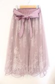 画像1: axes femme POETIQUE / リボン付レース×チュールスカート M ピンク O-25-08-23-057-AX-SK-OW-OS (1)