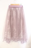 画像2: axes femme POETIQUE / リボン付レース×チュールスカート M ピンク O-25-08-23-057-AX-SK-OW-OS (2)