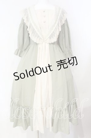 画像: axes femme kawaii / マリアンヌワンピース M グリーン O-25-08-23-1005-AX-OP-OW-OS