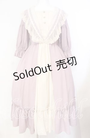 画像: axes femme kawaii / マリアンヌワンピース M ラベンダー O-25-08-23-1006-AX-OP-OW-OS