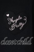 画像2: Angelic Pretty / ハートワッペンBunnyパーカー  クロ O-25-08-23-093-AP-TO-OW-OS (2)