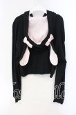画像3: Angelic Pretty / ハートワッペンBunnyパーカー  クロ O-25-08-23-093-AP-TO-OW-OS (3)