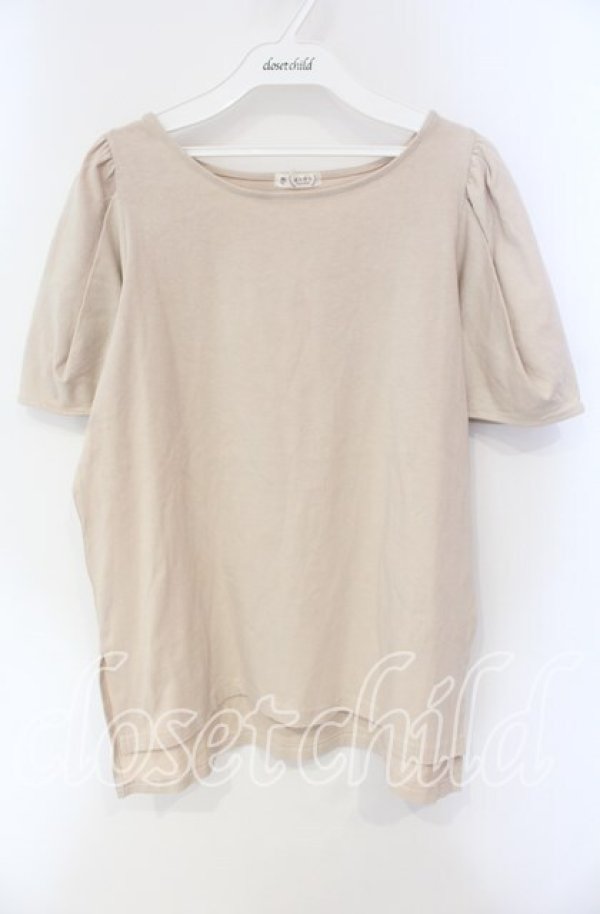 画像1: axes femme / レース襟set Tシャツ M ベージュ O-25-08-23-106-AX-TS-OW-ZT506 (1)