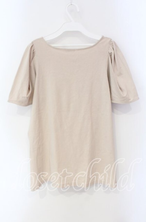 画像2: axes femme / レース襟set Tシャツ M ベージュ O-25-08-23-106-AX-TS-OW-ZT506 (2)