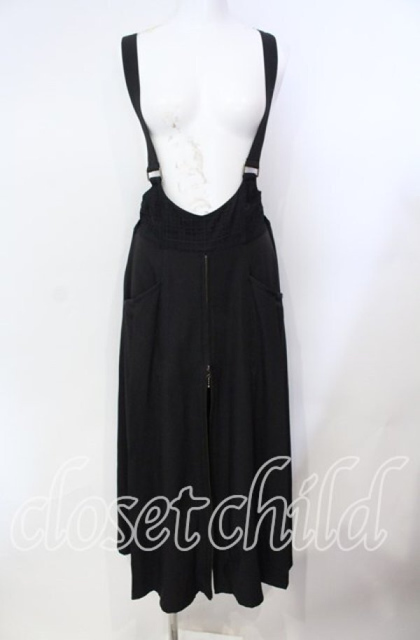 画像1: axes femme POETIQUE / ２ｗａｙデザインサス付パンツ M クロ O-25-08-23-002-AX-SK-OW-OS (1)