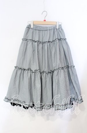 画像: m petit by misako / NINA'Sギャザースカート M クロ O-25-08-23-015-LO-SK-OW-OS