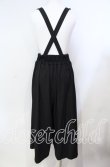 画像2: axes femme POETIQUE / ２ｗａｙデザインサス付パンツ M クロ O-25-08-23-002-AX-SK-OW-OS (2)