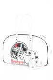 画像1: Deorart / エナメルバッグ  ホワイト×ブラック O-25-08-25-001-PU-BG-IG-ZT0827N (1)
