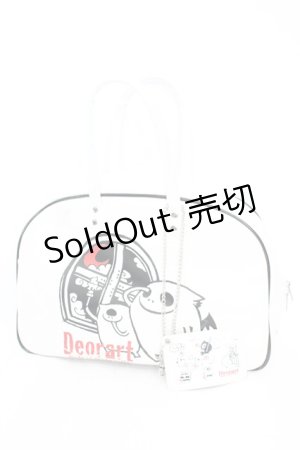 画像: Deorart / エナメルバッグ  ホワイト×ブラック O-25-08-25-001-PU-BG-IG-ZT-K026