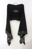 画像2: Qutie Frash / バックメッシュショートトップス  ブラック O-25-08-25-1034-QU-TO-IG-OS (2)