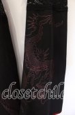 画像4: Qutie Frash / インナーレッグ付きパンツ  ブラック×レッド O-25-08-25-1046-QU-PA-IG-OS (4)