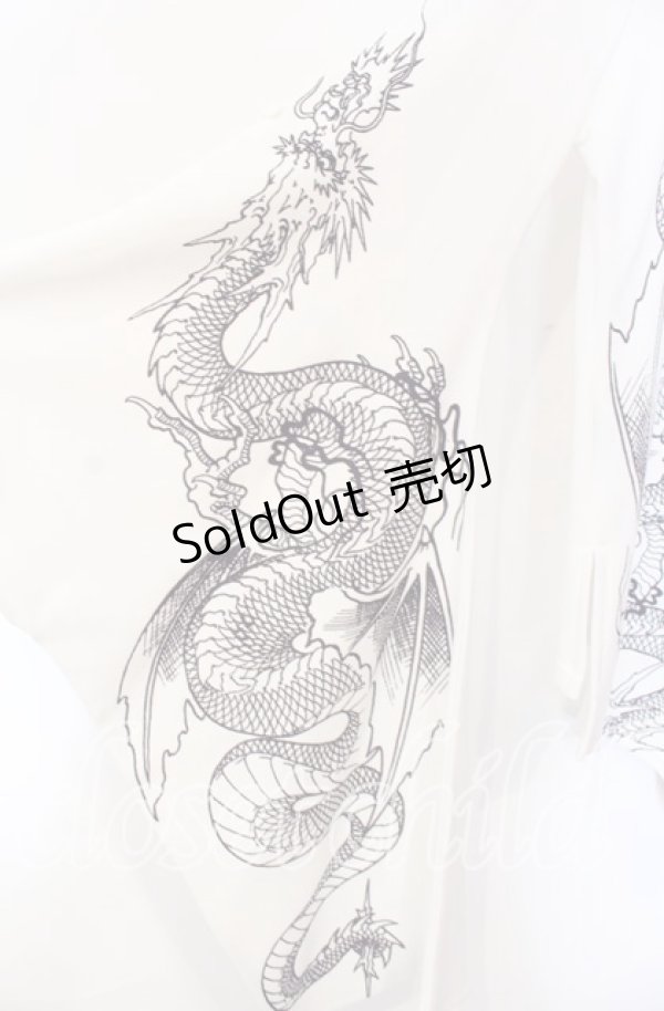 画像2: Qutie Frash / 肩あきチャイナチュニック  ホワイト×パープル O-25-08-25-1010-QU-CO-IG-OS (2)