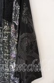 画像2: Qutie Frash / 着物ロングカーデ  ブラック O-25-08-25-1014-QU-OP-IG-OS (2)