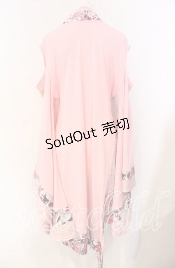 画像4: Qutie Frash / 2店舗限定カラー着物カーデ  ピンク O-25-08-25-1018-QU-JA-IG-OS (4)