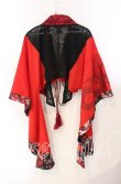 画像3: Qutie Frash / メッシュ切り替えショートボレロ  レッド O-25-08-25-1021-QU-TO-IG-OS (3)