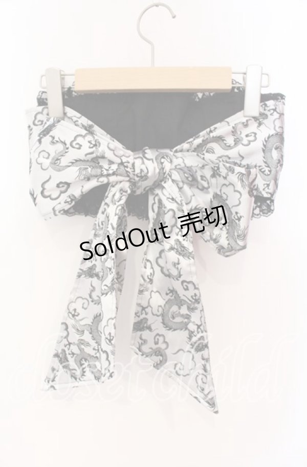 画像2: Qutie Frash / DSリボンコルセット  シルバー×ブラック O-25-08-25-1031-QU-TO-IG-OS (2)