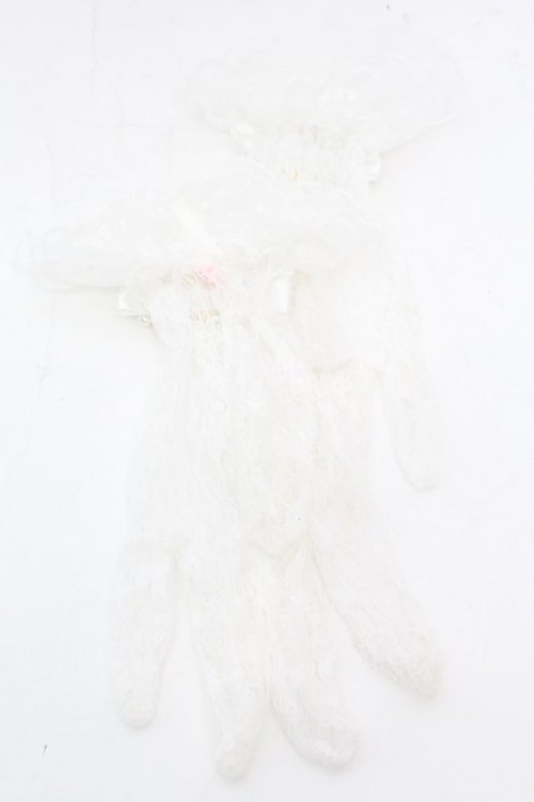 画像3: Angelic Pretty / チュールフリルレース手袋  シロ O-25-08-25-029-AP-ZA-IG-OS (3)