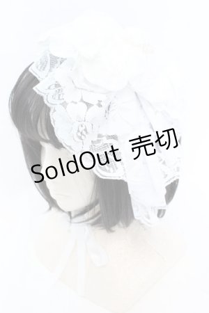 画像: MARBLE / パールバックルドレッシーヘッドドレス  ホワイト O-25-08-25-033-GO-AC-OW-OS