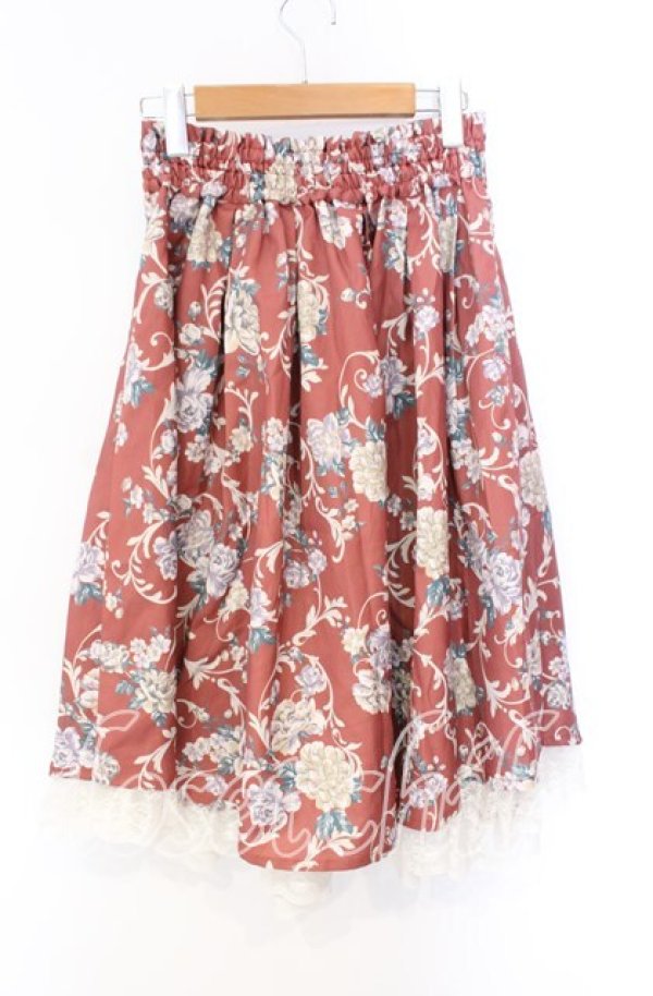 画像3: axes femme / タック入りミディスカート M オレンジ O-25-08-26-043-AX-SK-YM-ZT259 (3)