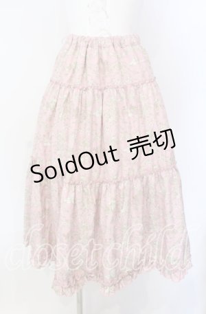 画像: m petit by misako / NINA'S RVパニエスカート S ピンク O-25-08-26-057-LO-SK-OW-OS