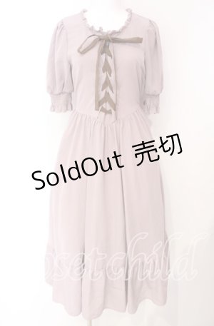 画像: m petit by misako / AMレースアップワンピース S ピンク O-25-08-26-061-LO-OP-OW-ZT359