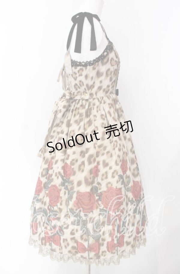 画像4: Angelic Pretty / Rebecca Leopardジャンパースカート  ブラウン O-25-08-26-070-AP-OP-IG-OS (4)